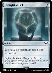 Thought Vessel (Surge Foil) - Universes Beyond: Warhammer 40,000 - Magic: The Gathering card