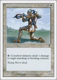 Crossbow Infantry - 7th Edition - Magic: The Gathering card