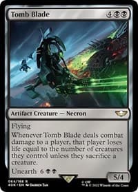 Tomb Blade (Surge Foil) - Universes Beyond: Warhammer 40,000 - Magic: The Gathering card