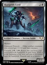 Skorpekh Lord (Surge Foil) - Universes Beyond: Warhammer 40,000 - Magic: The Gathering card