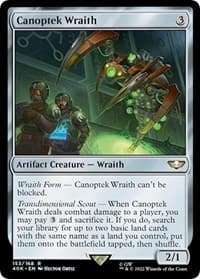 Canoptek Wraith (Surge Foil) - Universes Beyond: Warhammer 40,000 - Magic: The Gathering card