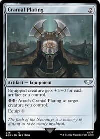 Cranial Plating (Surge Foil) - Universes Beyond: Warhammer 40,000 - Magic: The Gathering card