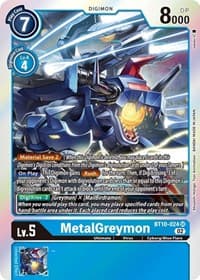 MetalGreymon - Xros Encounter - Digimon Card Game card