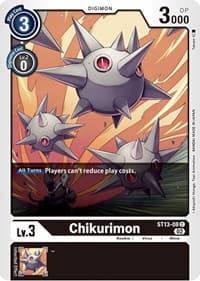 Chikurimon - Starter Deck 13: Ragnaloardmon - Digimon Card Game card