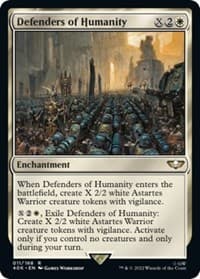 Defenders of Humanity - Universes Beyond: Warhammer 40,000 - Magic: The Gathering card