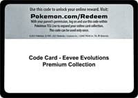 Code Card - Eevee Evolutions Premium Collection - Miscellaneous Cards & Products - Pokemon card