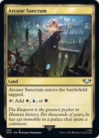 Arcane Sanctum (Surge Foil) - Universes Beyond: Warhammer 40,000 - Magic: The Gathering card
