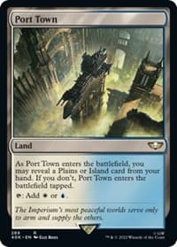 Port Town - Universes Beyond: Warhammer 40,000 - Magic: The Gathering card