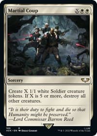 Martial Coup - Universes Beyond: Warhammer 40,000 - Magic: The Gathering card
