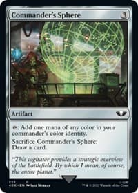 Commander's Sphere (233) - Universes Beyond: Warhammer 40,000 - Magic: The Gathering card