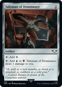 Talisman of Dominance (254) - Universes Beyond: Warhammer 40,000 - Magic: The Gathering card