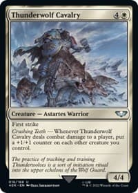 Thunderwolf Cavalry - Universes Beyond: Warhammer 40,000 - Magic: The Gathering card