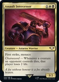 Assault Intercessor - Universes Beyond: Warhammer 40,000 - Magic: The Gathering card
