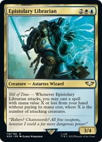 Epistolary Librarian - Universes Beyond: Warhammer 40,000 - Magic: The Gathering card