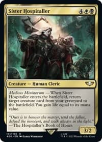 Sister Hospitaller - Universes Beyond: Warhammer 40,000 - Magic: The Gathering card