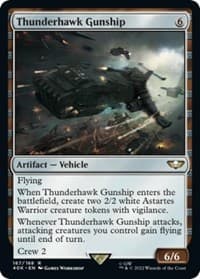 Thunderhawk Gunship - Universes Beyond: Warhammer 40,000 - Magic: The Gathering card