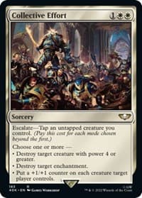 Collective Effort (Surge Foil) - Universes Beyond: Warhammer 40,000 - Magic: The Gathering card