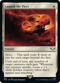 Launch the Fleet (Surge Foil) - Universes Beyond: Warhammer 40,000 - Magic: The Gathering card