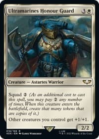 Ultramarines Honour Guard (Surge Foil) - Universes Beyond: Warhammer 40,000 - Magic: The Gathering card