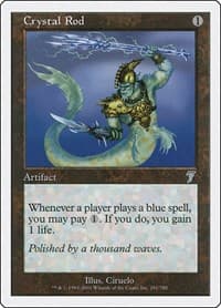 Crystal Rod - 7th Edition - Magic: The Gathering card