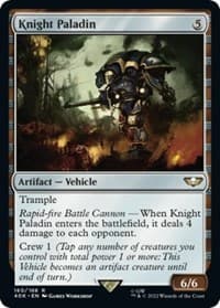 Knight Paladin (Surge Foil) - Universes Beyond: Warhammer 40,000 - Magic: The Gathering card