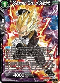 SS Vegeta, Burst of Strength - Promotion Cards - Dragon Ball Super: Masters card