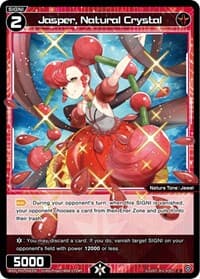 Jasper, Natural Crystal - Curiosity Diva - WIXOSS card
