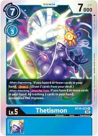 Thetismon - Xros Encounter - Digimon Card Game card