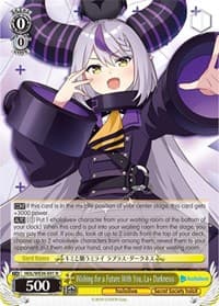 Wishing for a Future With You, La+ Darknesss - hololive production Premium Booster - Weiss Schwarz card