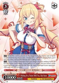 Wishing for a Future With You, Akai Haato - hololive production Premium Booster - Weiss Schwarz card