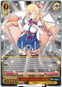Wishing for a Future With You, Akai Haato (SP) - hololive production Premium Booster - Weiss Schwarz card