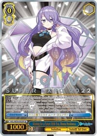 Wishing for a Future With You, Moona Hoshinova (SP) - hololive production Premium Booster - Weiss Schwarz card
