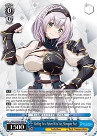 Wishing for a Future With You, Shirogane Noel - hololive production Premium Booster - Weiss Schwarz card
