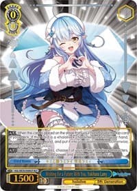 Wishing for a Future With You, Yukihana Lamy (HLP) - hololive production Premium Booster - Weiss Schwarz card