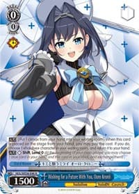 Wishing for a Future With You, Ouro Kronii - hololive production Premium Booster - Weiss Schwarz card