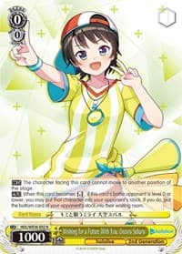 Wishing for a Future With You, Oozora Subaru - hololive production Premium Booster - Weiss Schwarz card