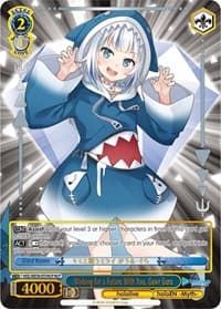 Wishing for a Future With You, Gawr Gura (HLP) - hololive production Premium Booster - Weiss Schwarz card