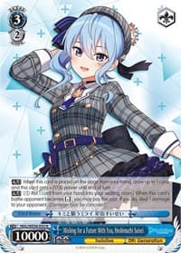 Wishing for a Future With You, Hoshimachi Suisei - hololive production Premium Booster - Weiss Schwarz card