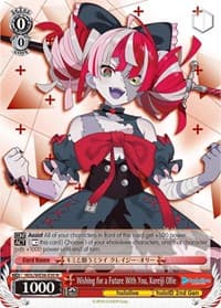 Wishing for a Future With You, Kureiji Ollie - hololive production Premium Booster - Weiss Schwarz card
