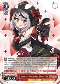 Wishing for a Future With You, Sakamata Chloe - hololive production Premium Booster - Weiss Schwarz card