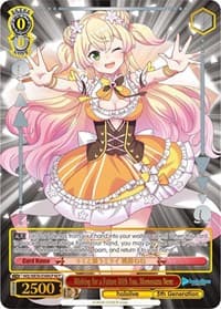 Wishing for a Future With You, Momosuzu Nene (HLP) - hololive production Premium Booster - Weiss Schwarz card