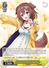 Wishing for a Future With You, Inugami Korone - hololive production Premium Booster - Weiss Schwarz card