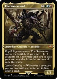 The Swarmlord (Display Commander) (Foil Etched) - Thick Stock - Universes Beyond: Warhammer 40,000 - Magic: The Gathering card