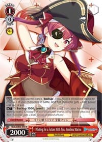 Wishing for a Future With You, Houshou Marine - hololive production Premium Booster - Weiss Schwarz card