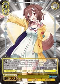 Wishing for a Future With You, Inugami Korone (HLP) - hololive production Premium Booster - Weiss Schwarz card
