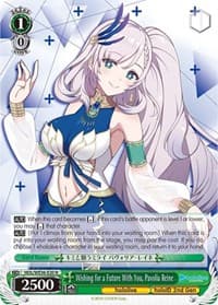 Wishing for a Future With You, Pavolia Reine - hololive production Premium Booster - Weiss Schwarz card