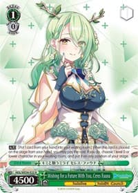 Wishing for a Future With You, Ceres Fauna - hololive production Premium Booster - Weiss Schwarz card