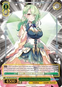 Wishing for a Future With You, Ceres Fauna (HLP) - hololive production Premium Booster - Weiss Schwarz card