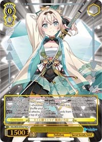 Wishing for a Future With You, Kazama Iroha (HLP) - hololive production Premium Booster - Weiss Schwarz card
