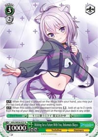 Wishing for a Future With You, Nekomata Okayu - hololive production Premium Booster - Weiss Schwarz card